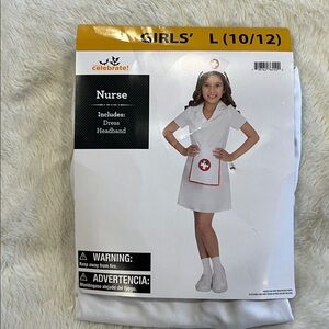 Nurse Girl Costume large 10-12